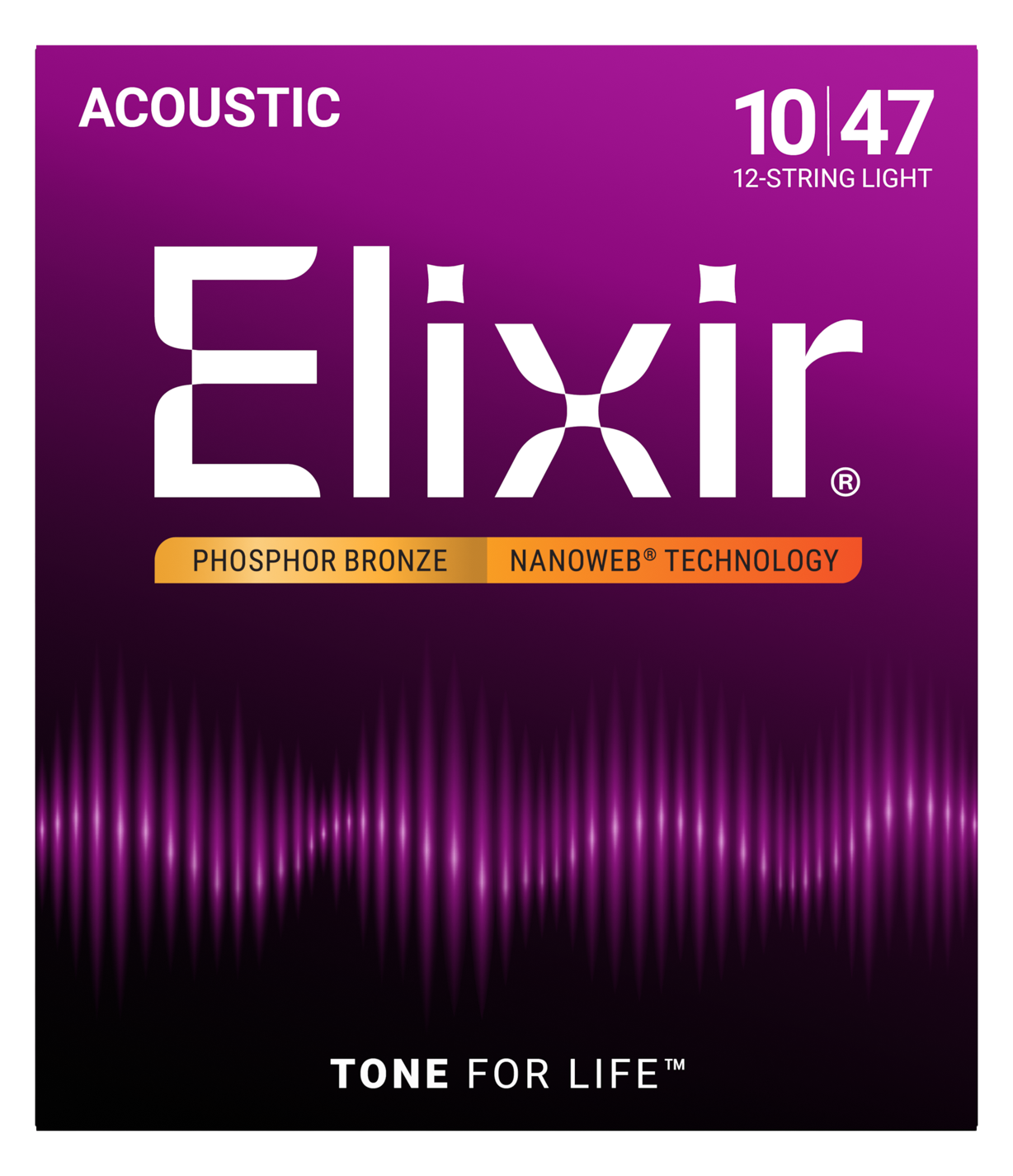 16152 Nanoweb Acoustic Phosphor Bronze 12-String 10-47